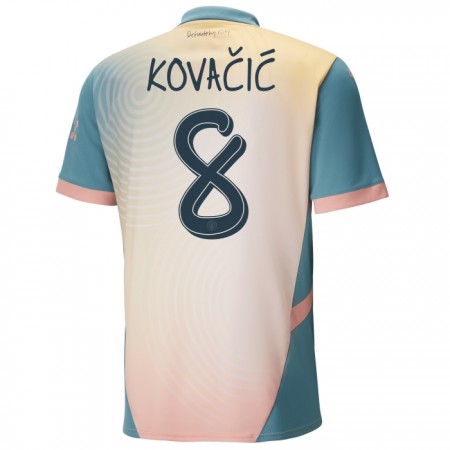 Camiseta de fútbol Manchester City Kovacic 8 4ª equipación 2024-25 Camiseta de fútbol Manchester City Kovacic 8 4ª equipación 2024-25